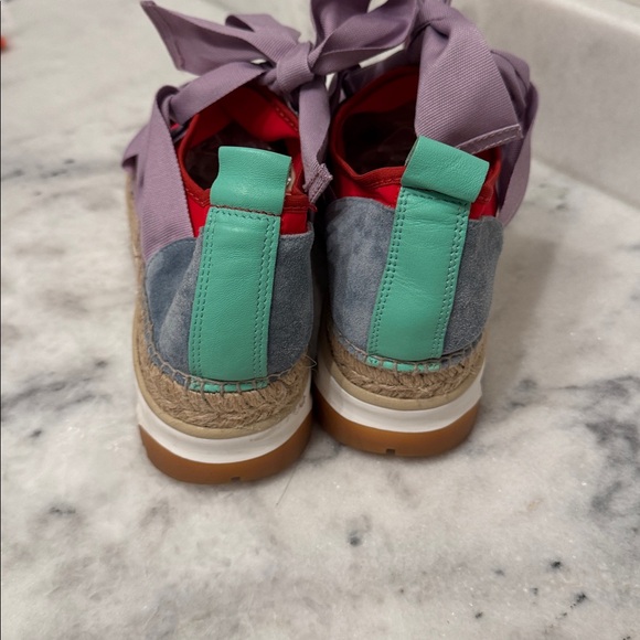 Free People Chapmin Espadrille Sneakers size 38 (8) Colorful - Picture 6 of 8